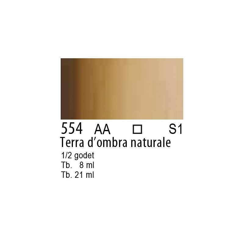 554 - Winsor & Newton Cotman Terra d'ombra naturale