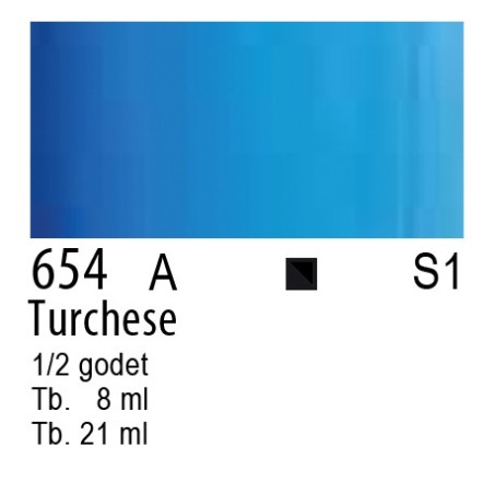 654 - W&N Cotman Turchese