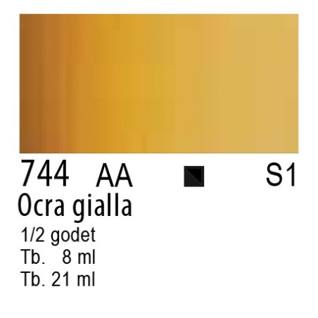 744 - W&N Cotman Ocra giallo