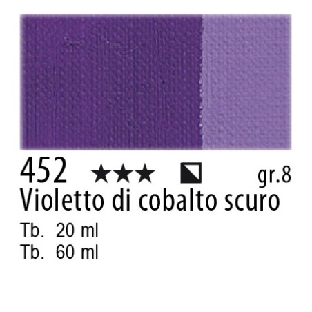 452 - Maimeri Olio Artisti Violetto di cobalto scuro