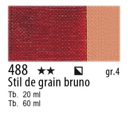 488 - Maimeri Olio Artisti Stil de grain bruno