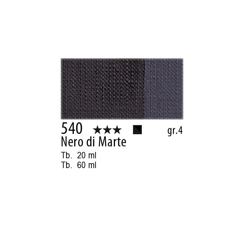540 - Maimeri Olio Artisti Nero di Marte