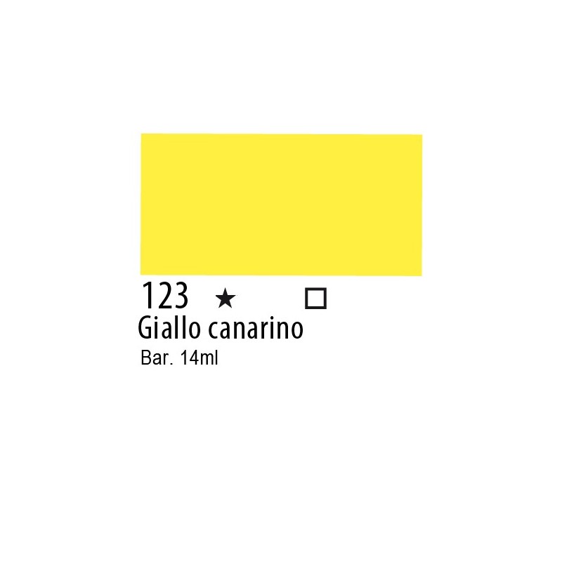 123 - Inchiostro colorato W&N Giallo canarino