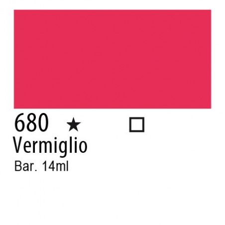 680 - Inchiostro colorato W&N Vermiglio