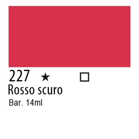 227 - Inchiostro colorato W&N Rosso scuro
