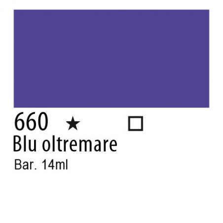 660 - Inchiostro colorato W&N Blu oltremare