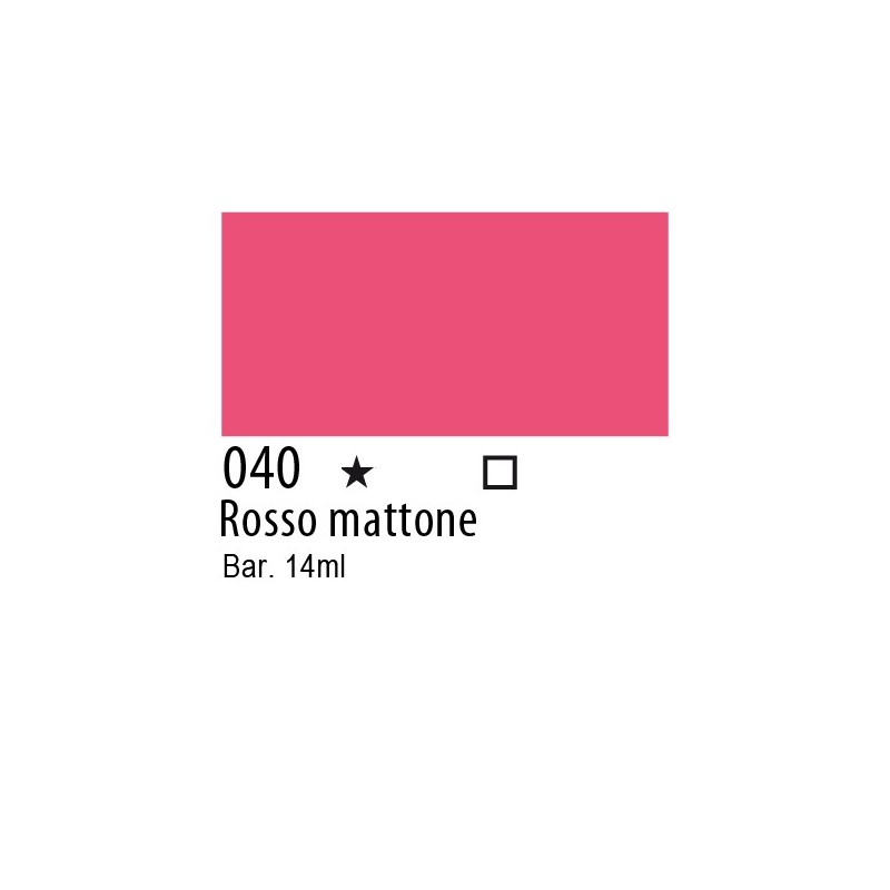 040 - Inchiostro colorato W&N Rosso mattone