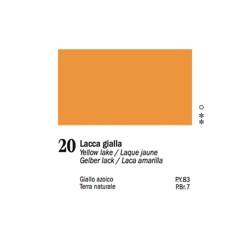 20 - Ferrario Olio Van Dyck Lacca gialla