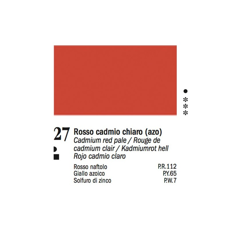 27 - Ferrario Olio Van Dyck Rosso cadmio chiaro
