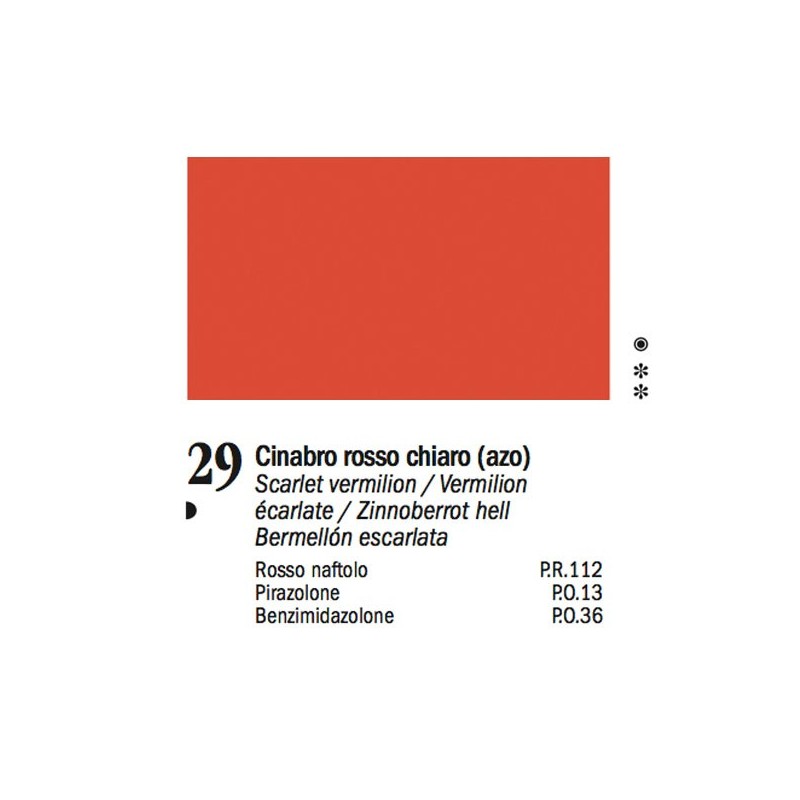 29 - Ferrario Olio Van Dyck Rosso cinabro chiaro