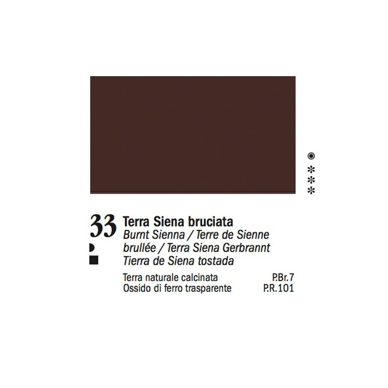 33 - Ferrario Olio Van Dyck Terra di Siena bruciata