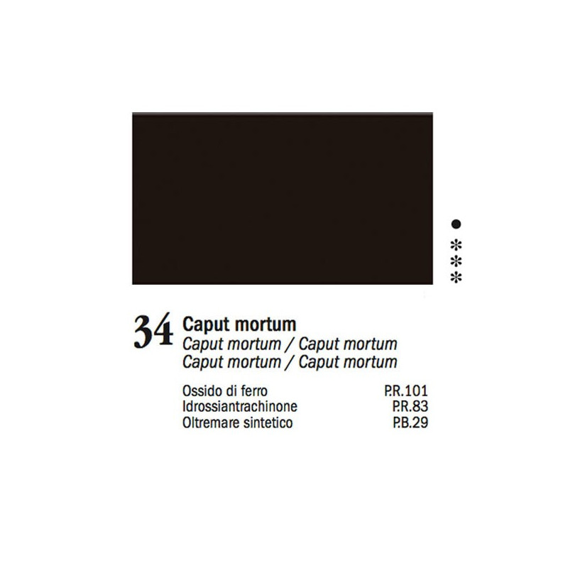 34 - Ferrario Olio Van Dyck Caput mortum