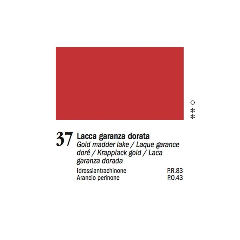 37 - Ferrario Olio Van Dyck Lacca garanza dorata