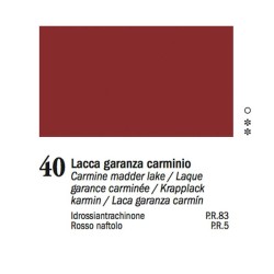 40 - Ferrario Olio Van Dyck Lacca garanza carminio