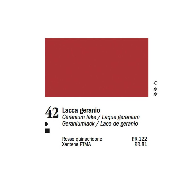 42 - Ferrario Olio Van Dyck Lacca geranio