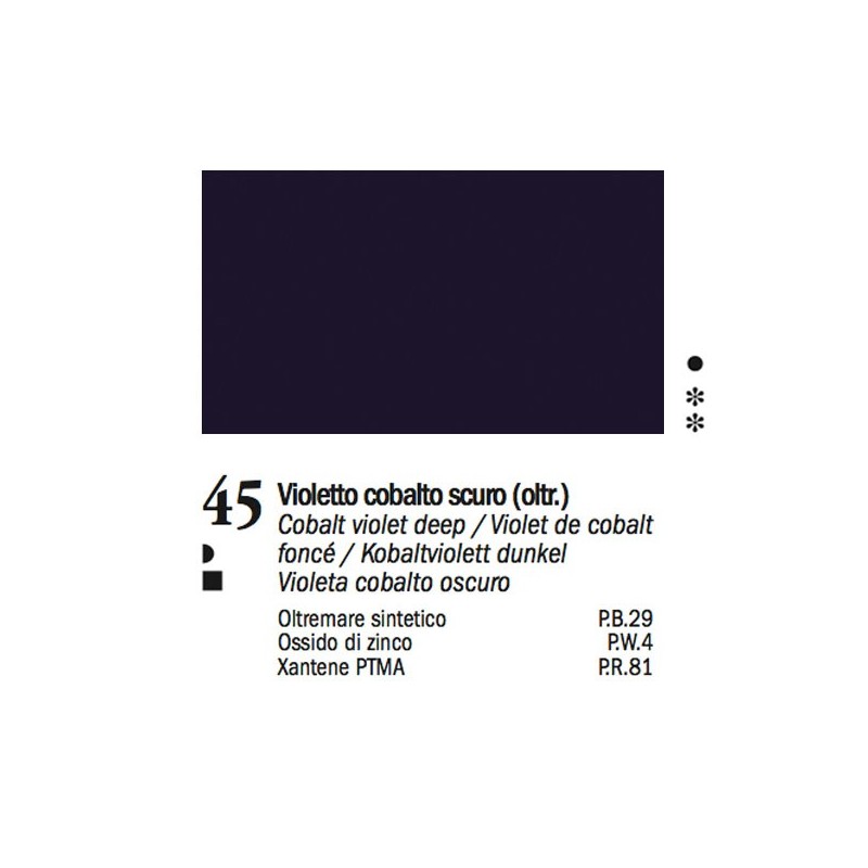 45 - Ferrario Olio Van Dyck Violetto cobalto scuro