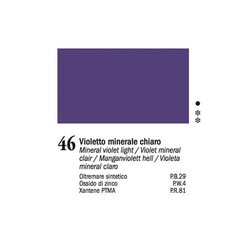 46 - Ferrario Olio Van Dyck Violetto minerale chiaro