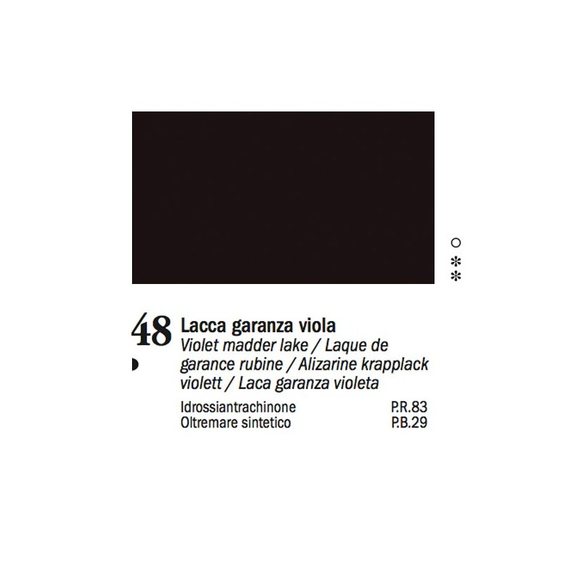 48 - Ferrario Olio Van Dyck Lacca garanza viola
