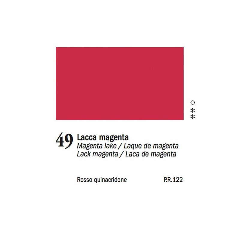49 - Ferrario Olio Van Dyck Lacca magenta