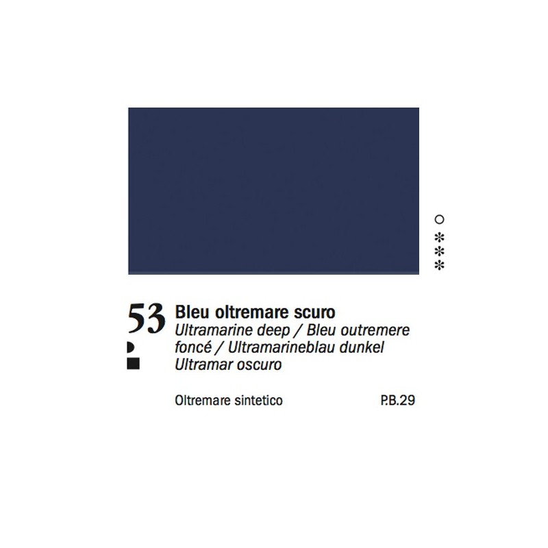 53 -Ferrario Olio Van Dyck Blu oltremare scuro