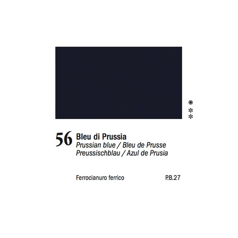 56 -Ferrario Olio Van Dyck Blu di Prussia