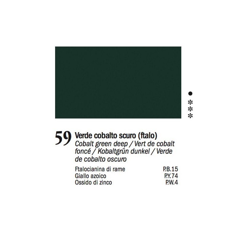 59 -Ferrario Olio Van Dyck Verde cobalto scuro
