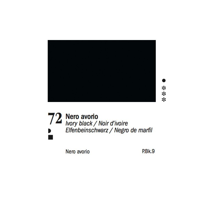 72 - Ferrario Olio Van Dyck Nero avorio