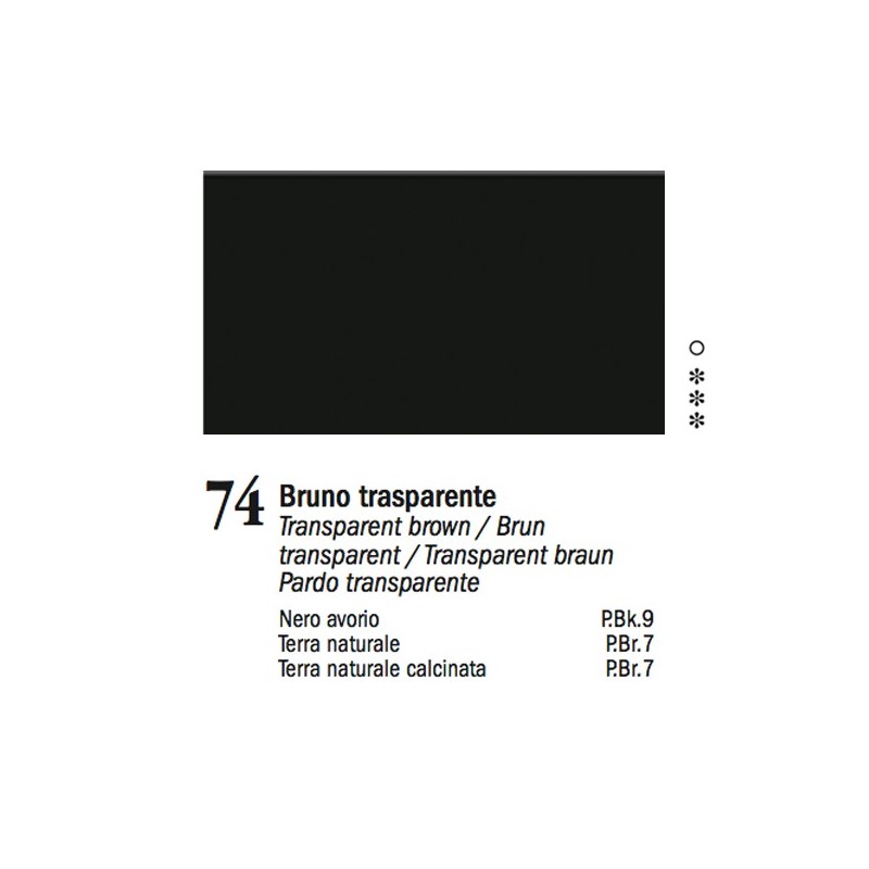 74 - Ferrario Olio Van Dyck Bruno trasparente