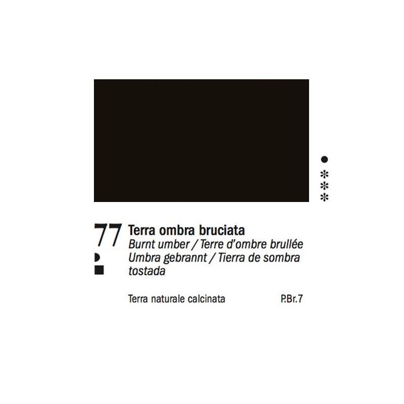 77 - Ferrario Olio Van Dyck Terra d'ombra bruciata