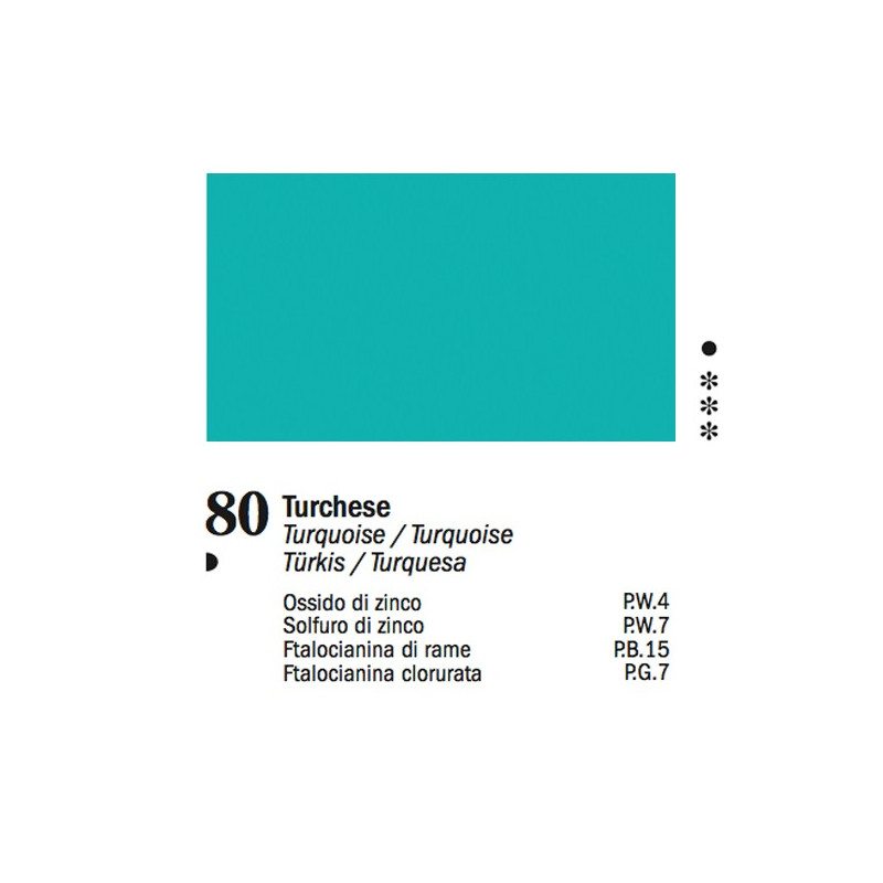 80 - Ferrario Olio Van Dyck Turchese