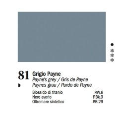 81 - Ferrario Olio Van Dyck Grigio di Payne