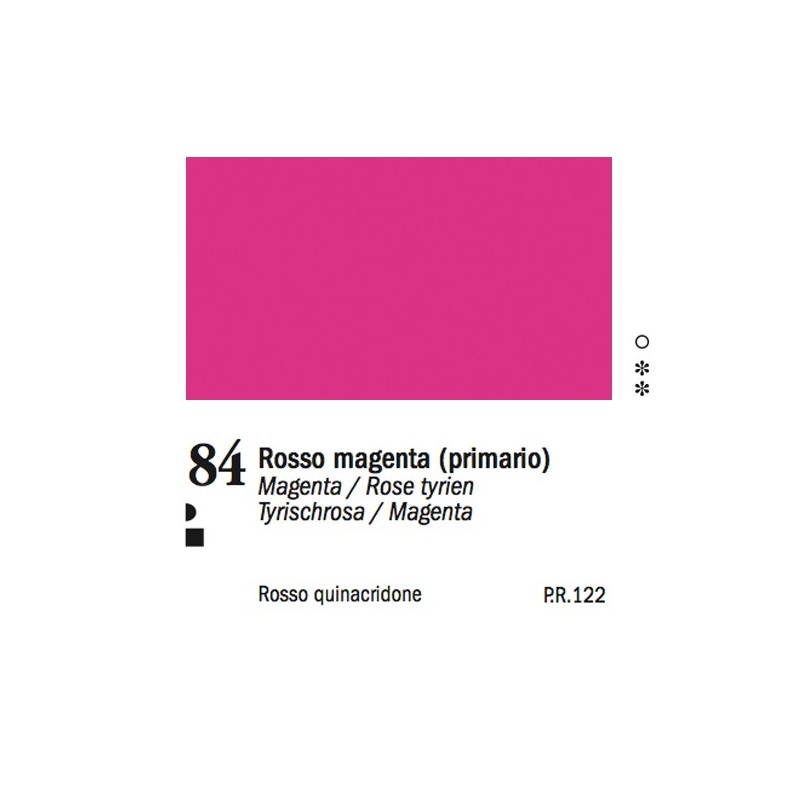 84 - Ferrario Olio Van Dyck Rosso magenta primario