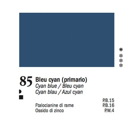 85 - Ferrario Olio Van Dyck Blu primario cyan
