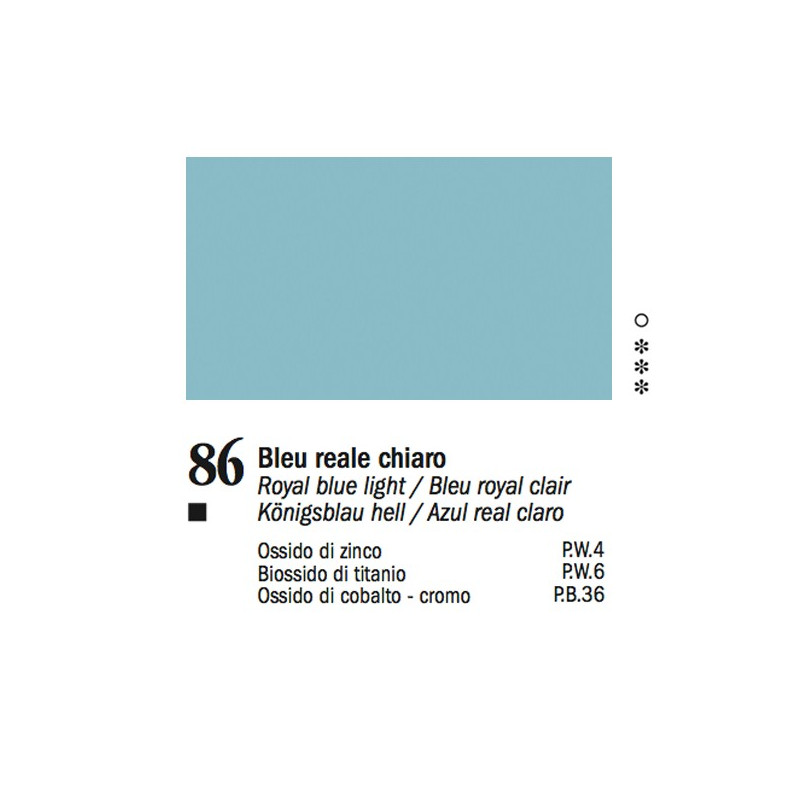 86 - Ferrario Olio Van Dyck Blu reale chiaro