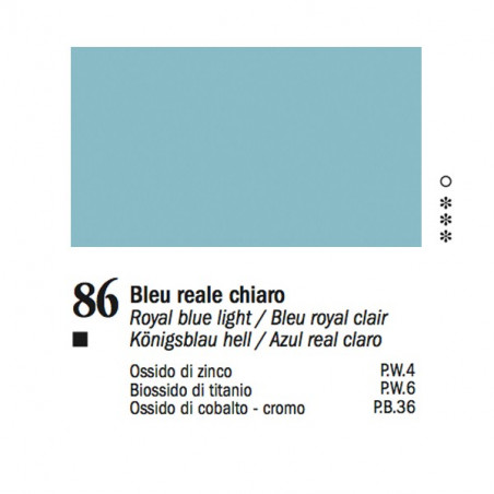 86 - Ferrario Olio Van Dyck Blu reale chiaro