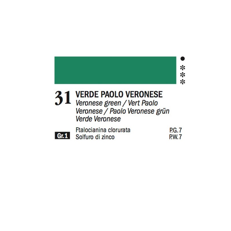 31 - Ferrario Olio Alkyd Verde Paolo Veronese