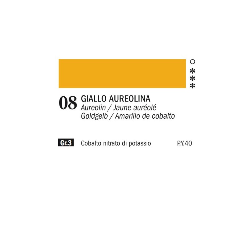 08 - Ferrario Olio Alkyd Giallo aureolina