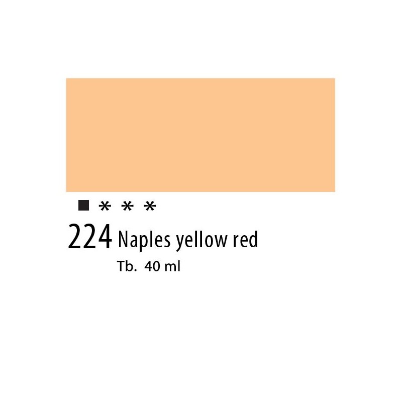 224 - Olio Van Gogh Giallo di Napoli rossastro