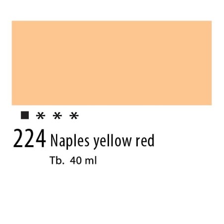 224 - Olio Van Gogh Giallo di Napoli rossastro