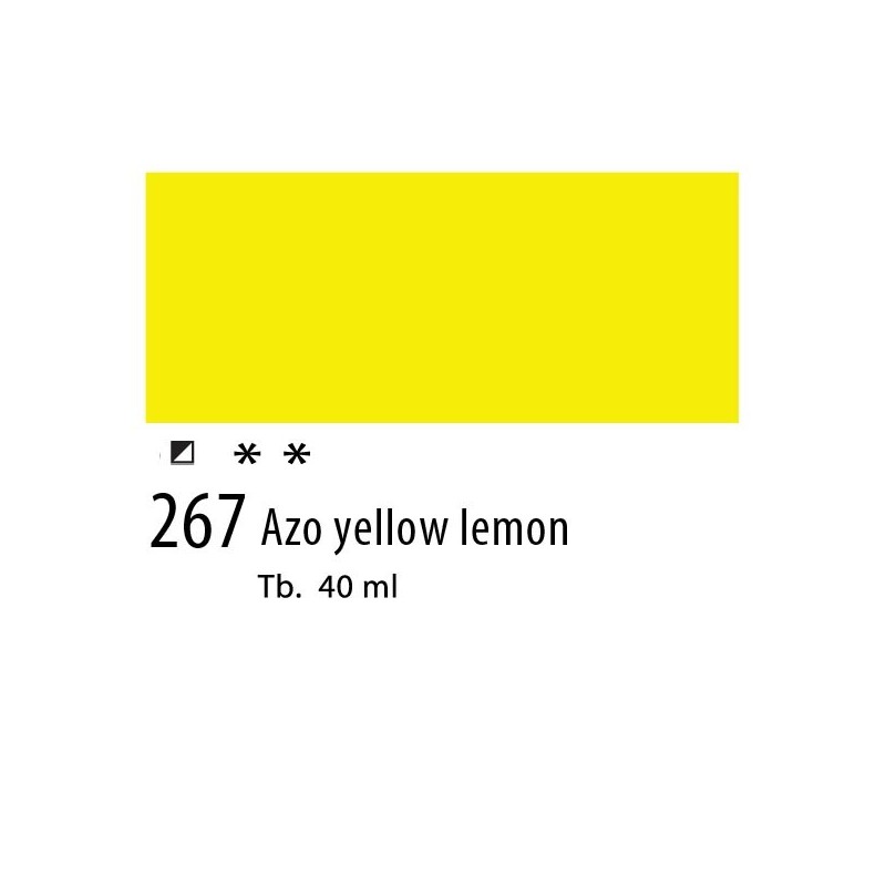 267 - Olio Van Gogh Giallo limone azoico