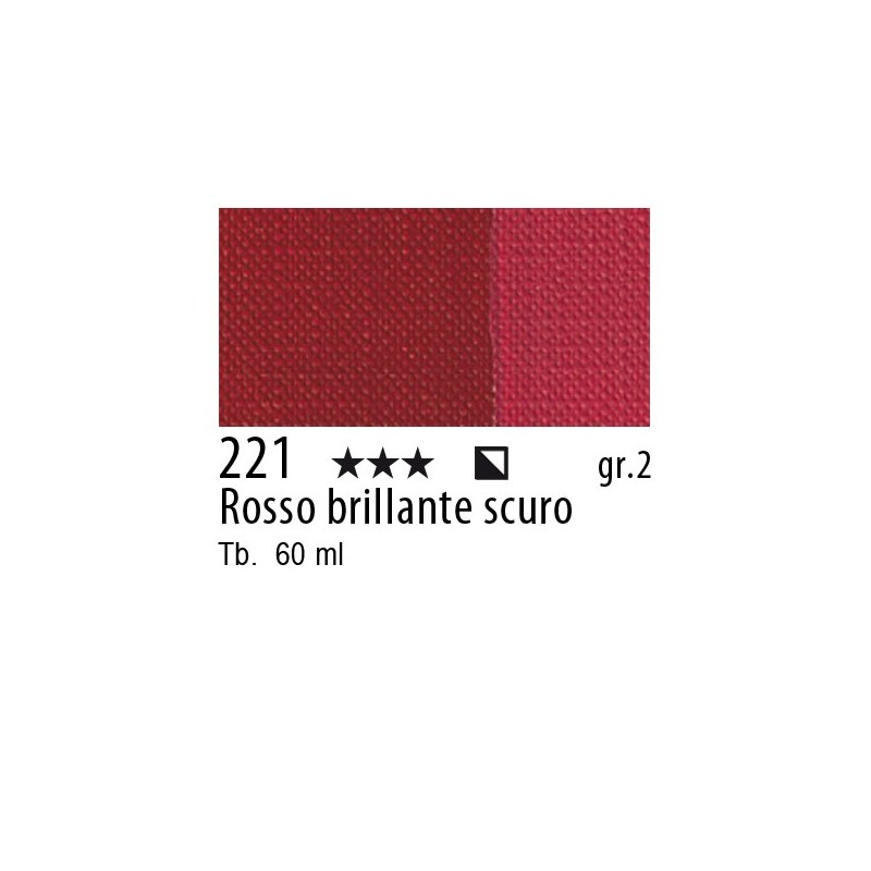 221 - Maimeri Brera Acrylic Rosso brillante scuro