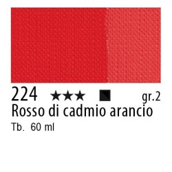 224 - Maimeri Brera Acrylic Rosso di cadmio arancio