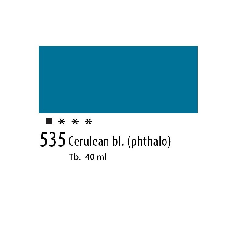 535 - Olio Van Gogh Blu ceruleo ftalo