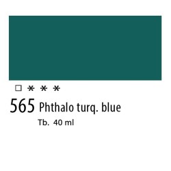 565 - Olio Van Gogh Blu turchese ftalo