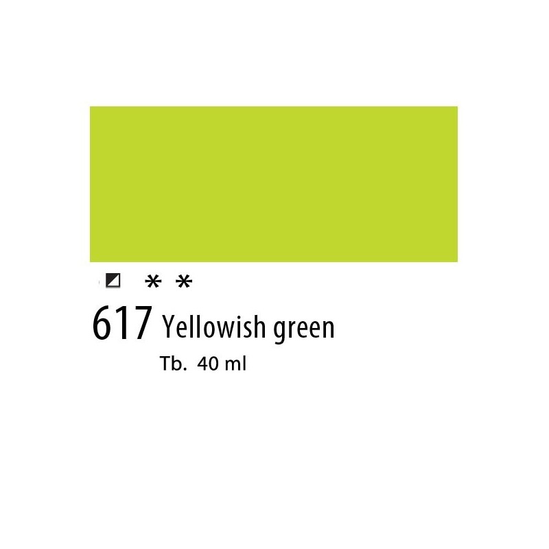 617 - Olio Van Gogh Verde giallastro