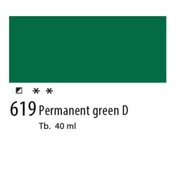 619 - Olio Van Gogh Verde permanente scuro