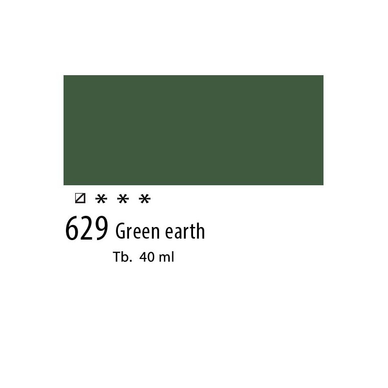 629 - Olio Van Gogh Terra verde