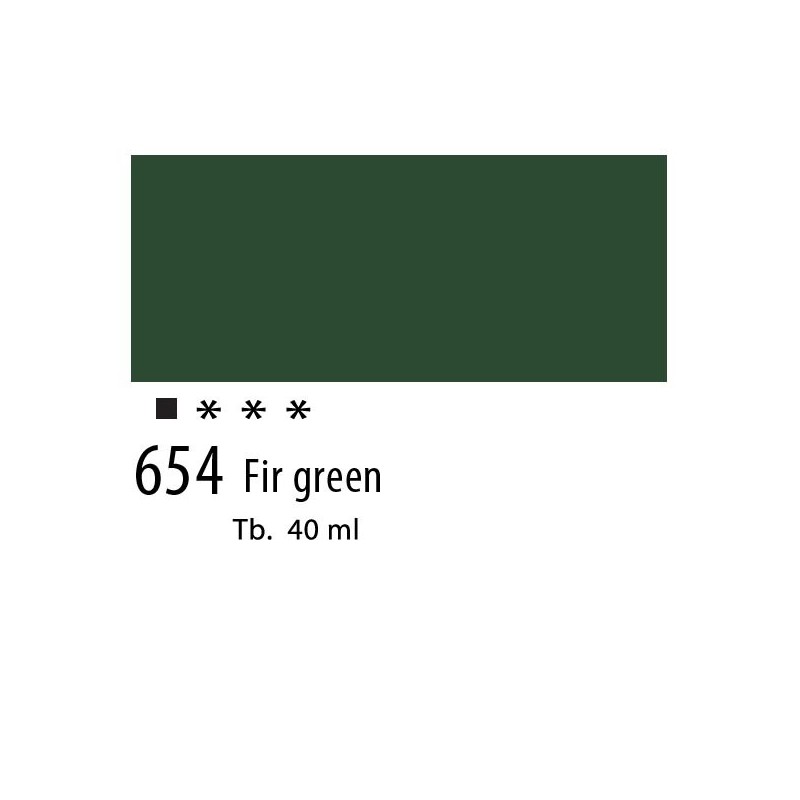 654 - Olio Van Gogh Verde pino