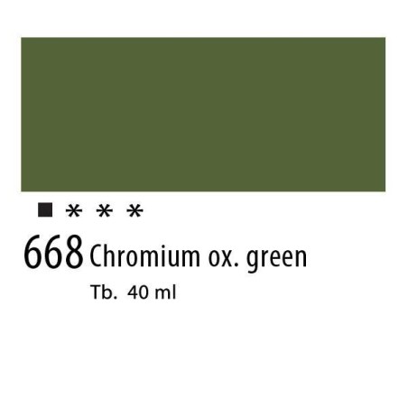 668 - Olio Van Gogh Verde ossido di cromo