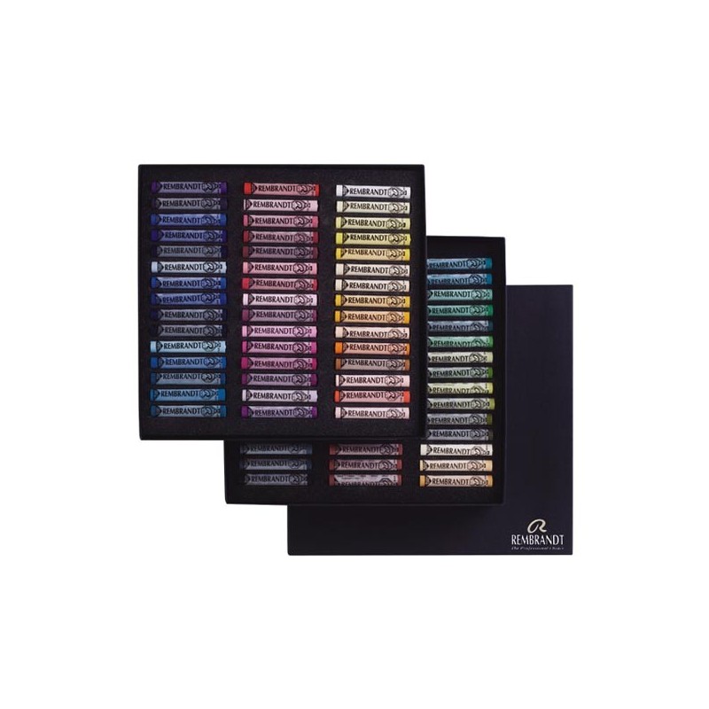 Rembrandt Soft Pastels Portrait Selection Professional Set, scatola 90 pastelli soffici
